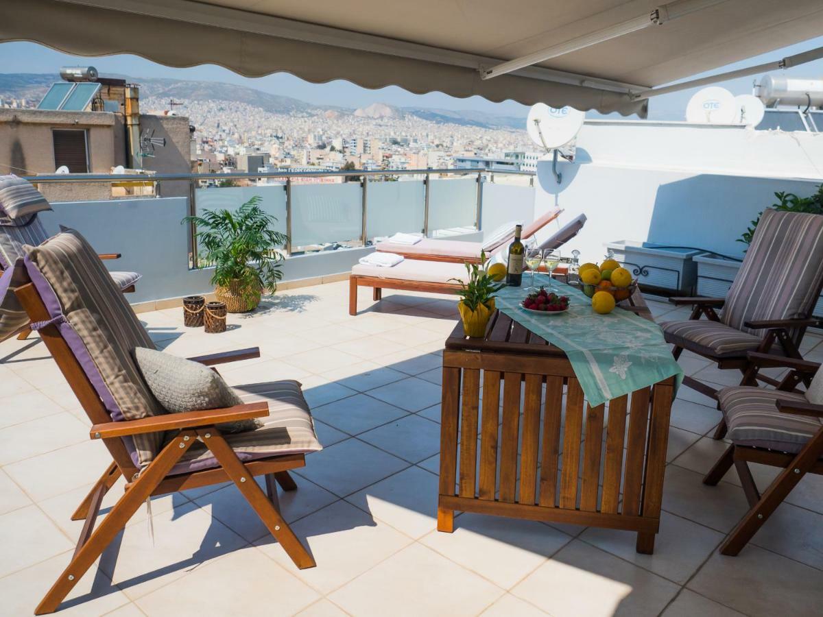 7th Floor Stunning View Penthouse In Apartment Piraeus